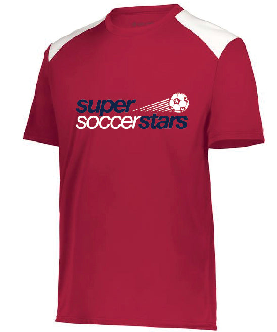 Super Soccer Stars Youth Jersey-Scarlet