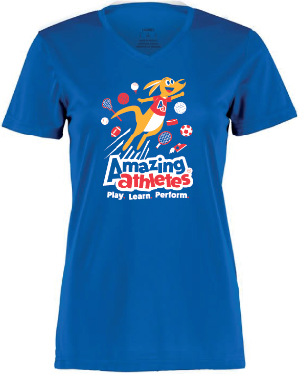 *Amazing Athletes Ladies Kardio Performance Tee-Royal