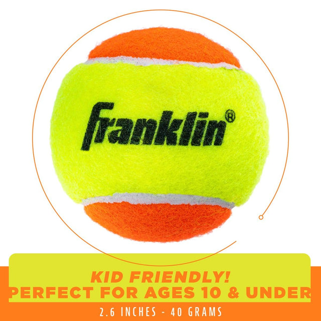 Franklin Starter Tennis Balls - Orange - 3pack