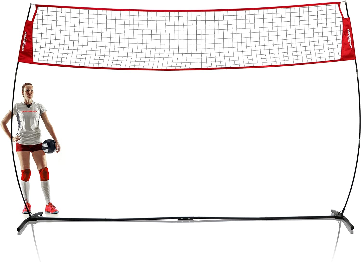 Powernet Freestanding Volleyball Warm Up Net