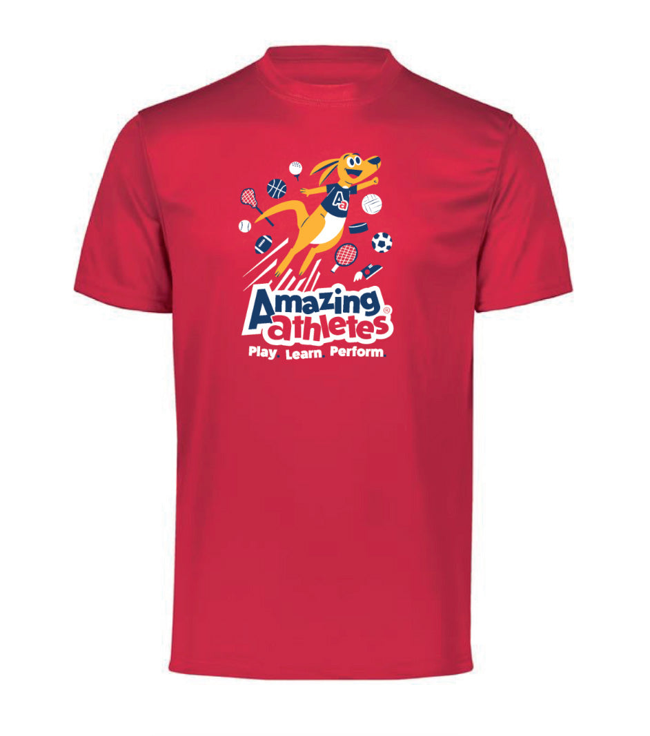 Amazing Athletes Adult Kardio Coach Performance Tee in Red