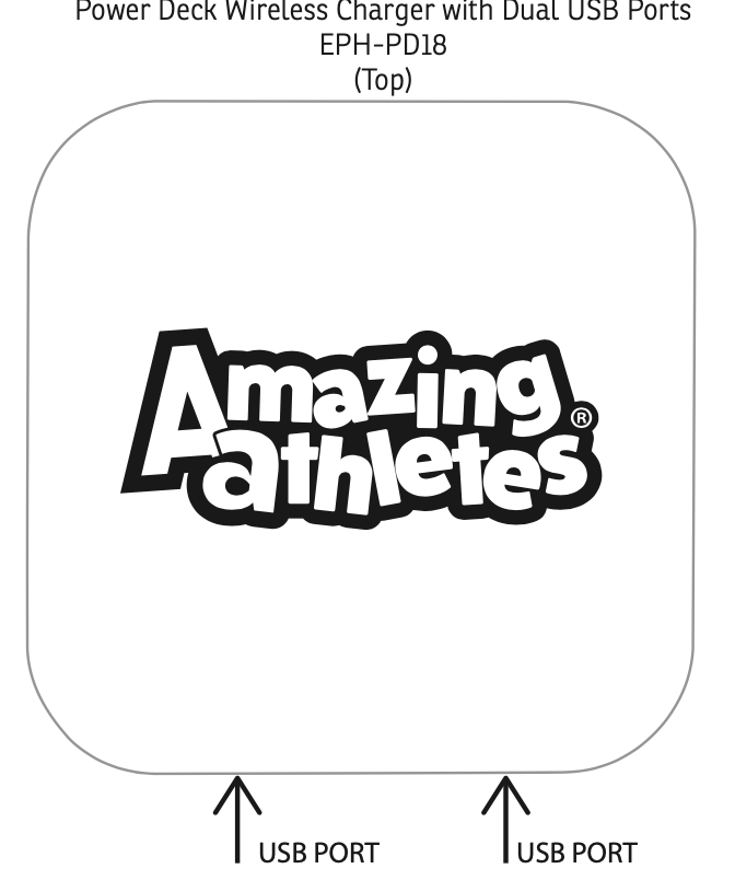 Amazing Athletes Wireless Phone Charger