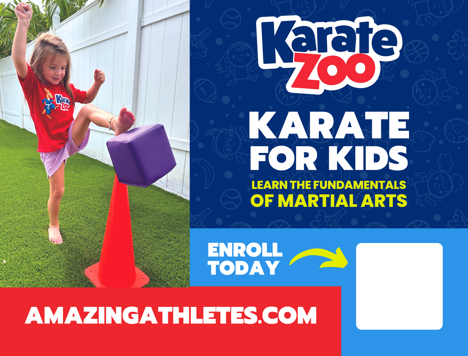 Karate Zoo Yard Signs--Customized