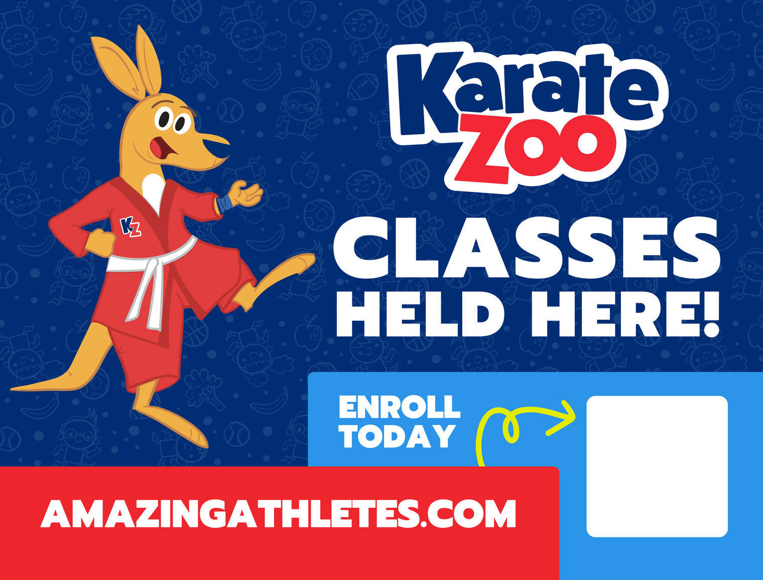 Karate Zoo Yard Signs--Customized