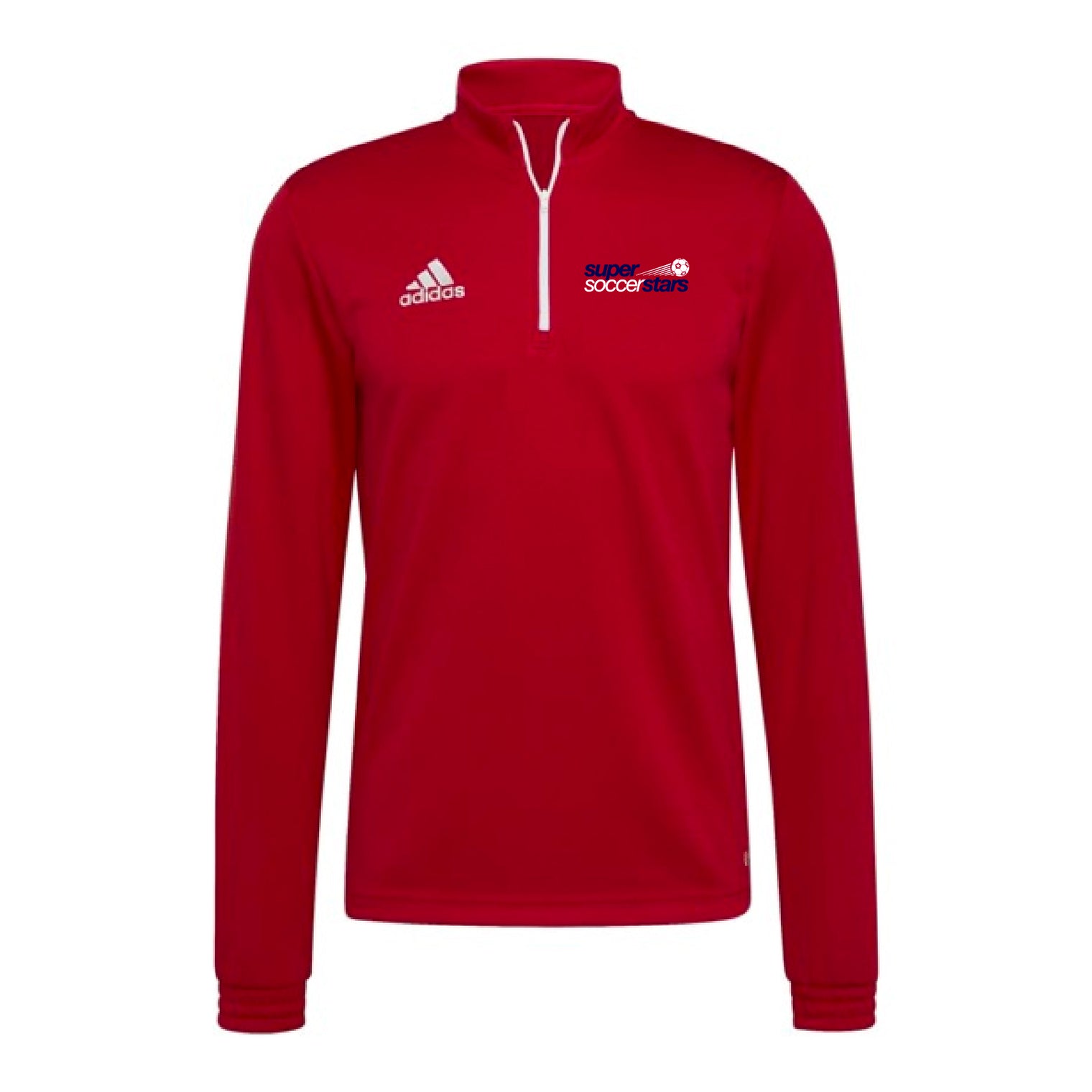 Adidas SSS Red 1/4 Zip Training Top