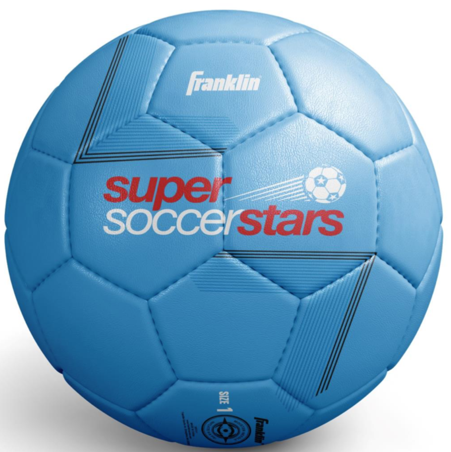 *Super Soccer Stars -  Sky Blue Soccer Ball Size 1