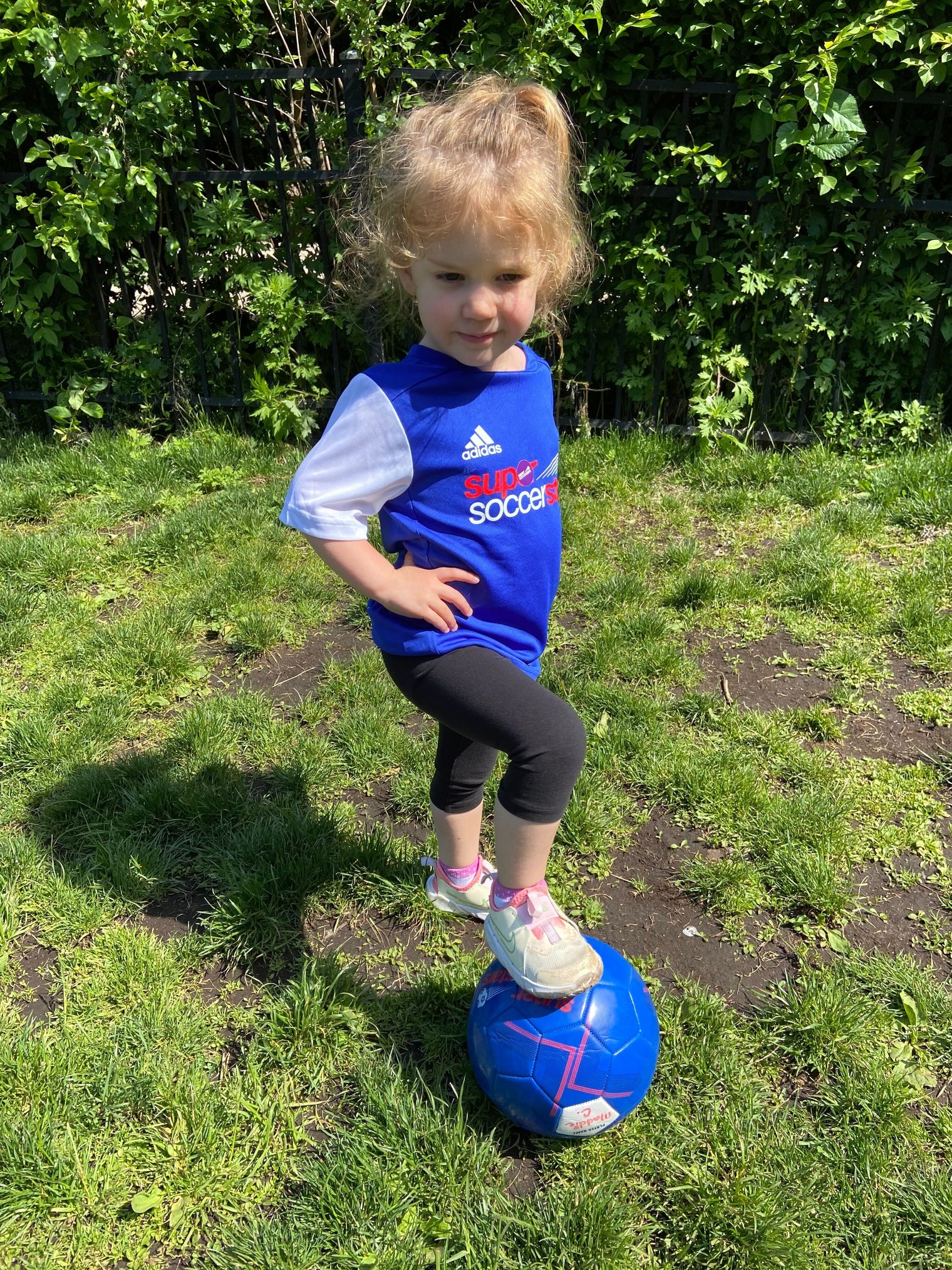 Super Soccer Stars Adidas Royal Blue Youth Jersey