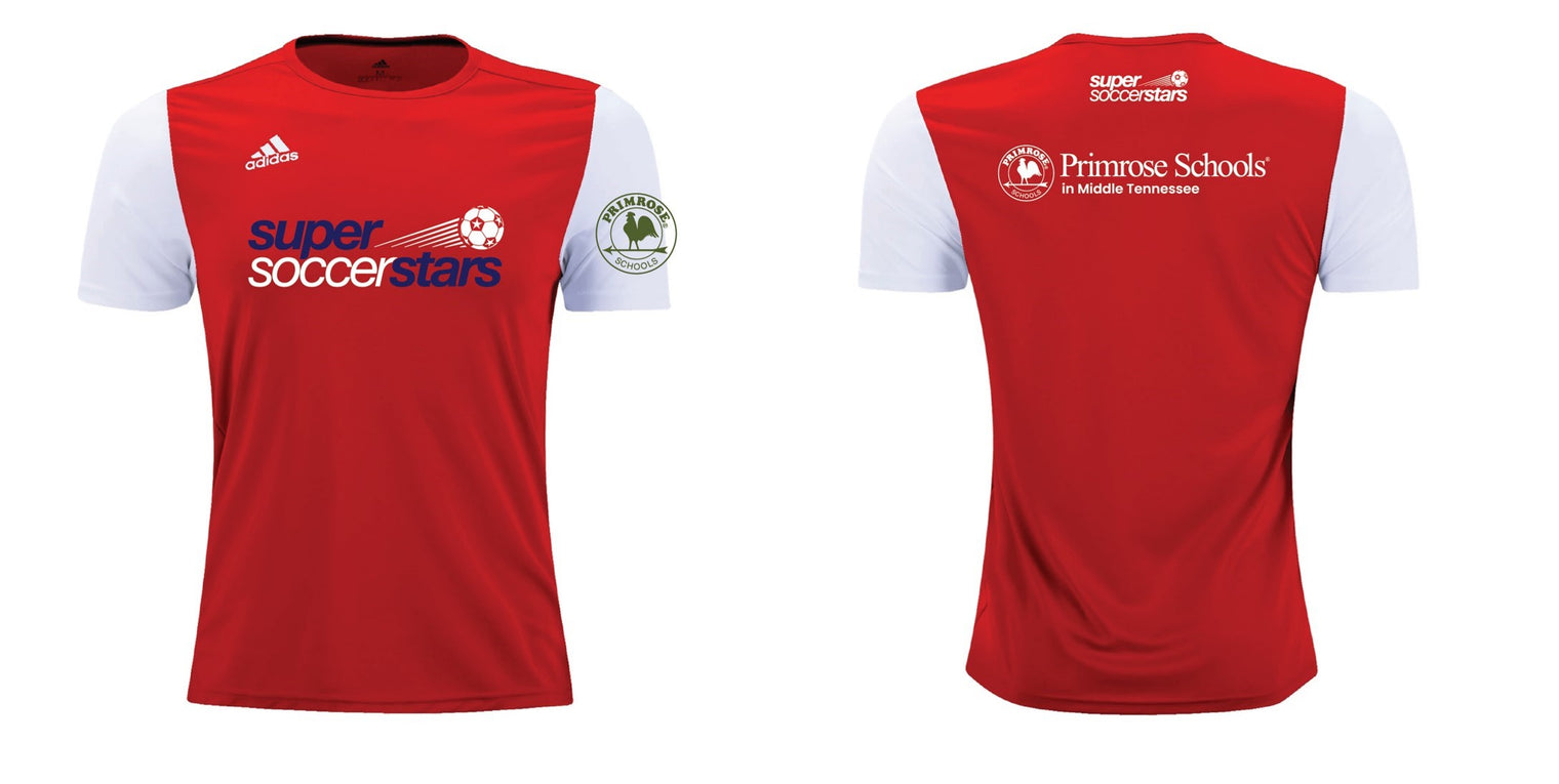 Super Soccer Stars Co-Brand Adidas/Primrose Jersey - Red