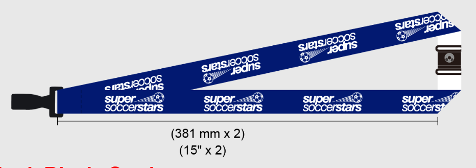 Super Soccer Stars Branded Lanyard
