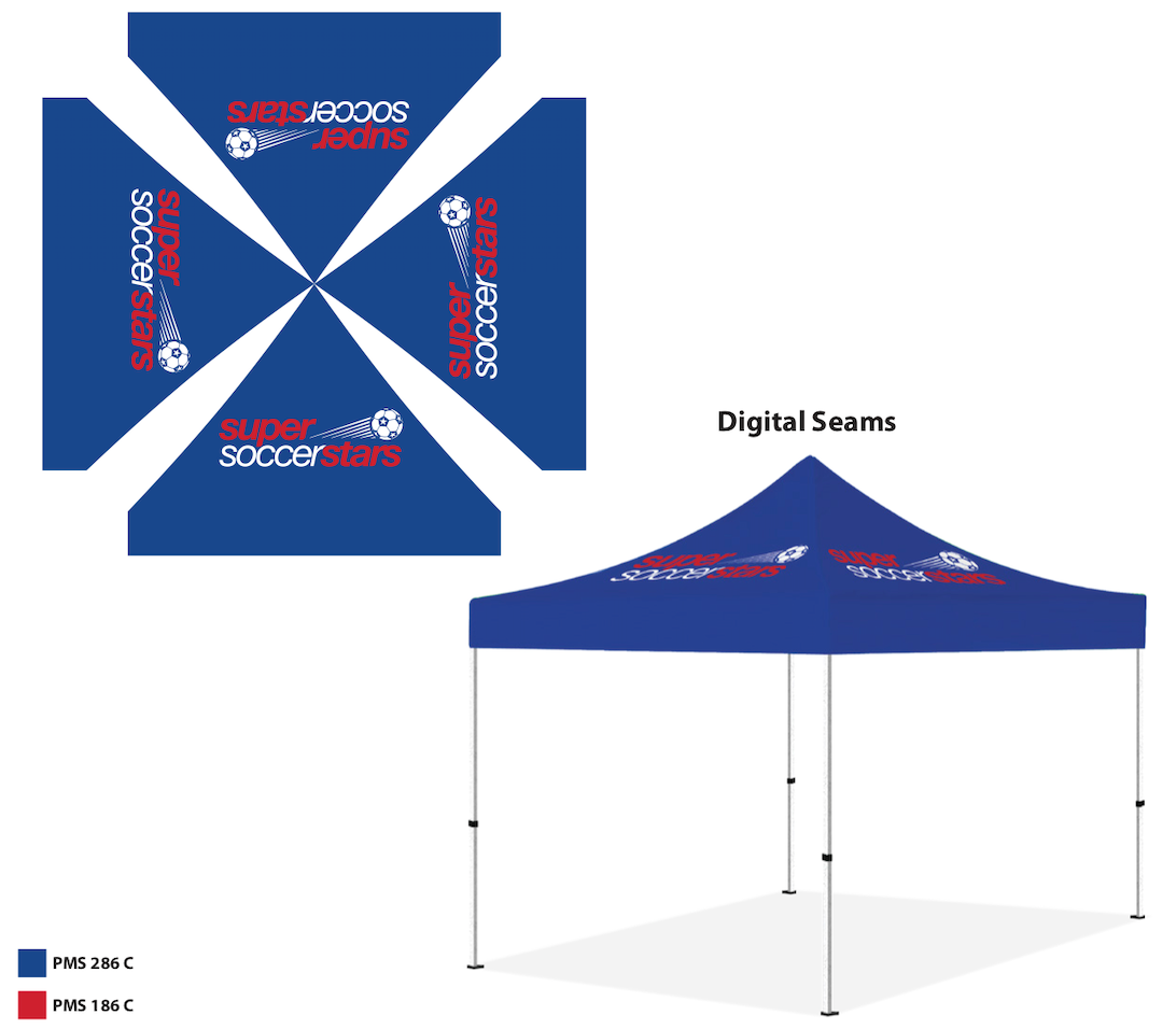 Super Soccer Stars Pop Up Tent