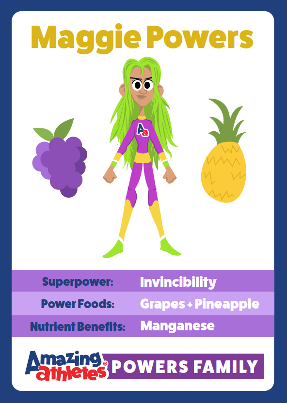 AA Flash Cards - Powers Family & Muscle Zoo