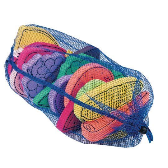 Flat Foam Foods, Fruit and Veggies (Set of 18)