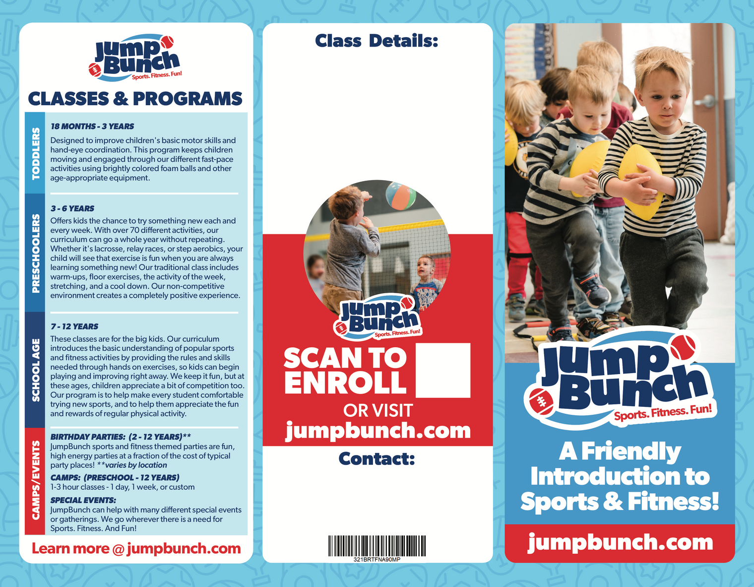 JB Trifold Brochure (Pack of 100)