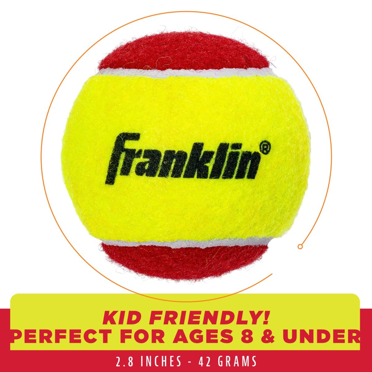 Franklin Starter Tennis Balls - Red/Yellow - 3pack