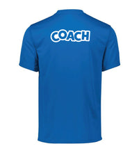 Co-Branded Adult Coach Performance Tee in Royal