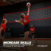 Powernet Freestanding Volleyball Warm Up Net