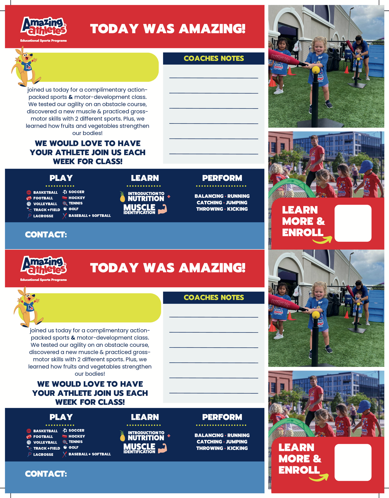 AA Invitation Half Sheet Flyers (Pack of 100)