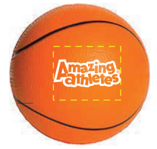 AA Stress Ball - Basketball - Pack of 25