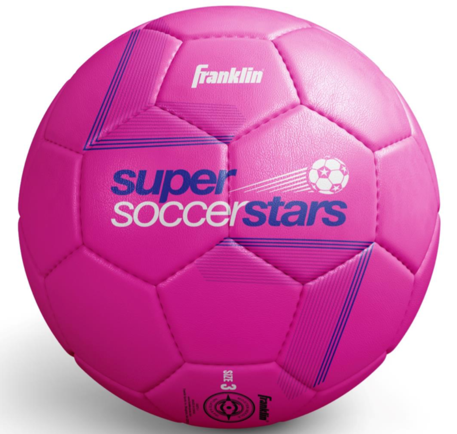 Super Soccer Stars PINK Soccer Ball - Size 3