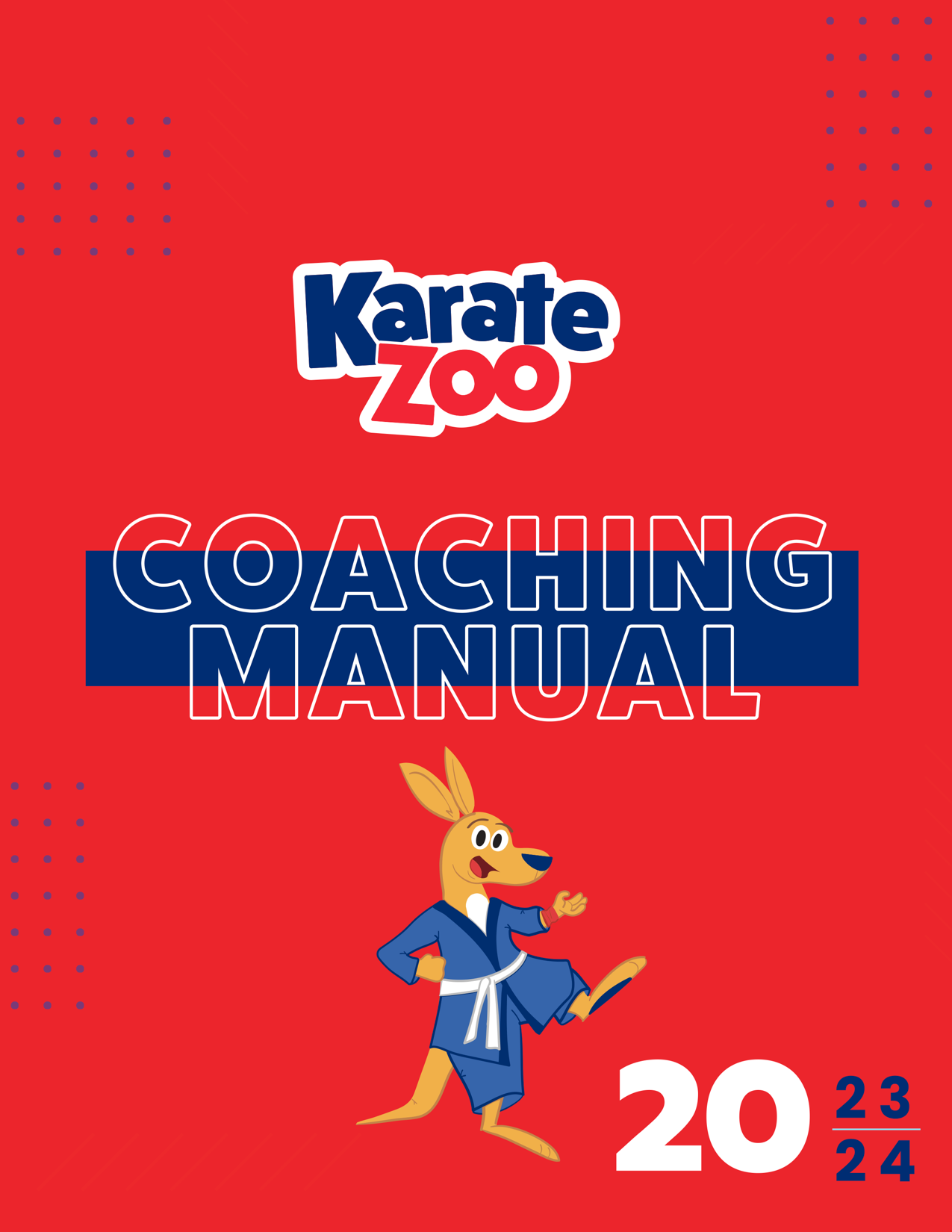 AA  Karate Zoo Coach Manual--Printed