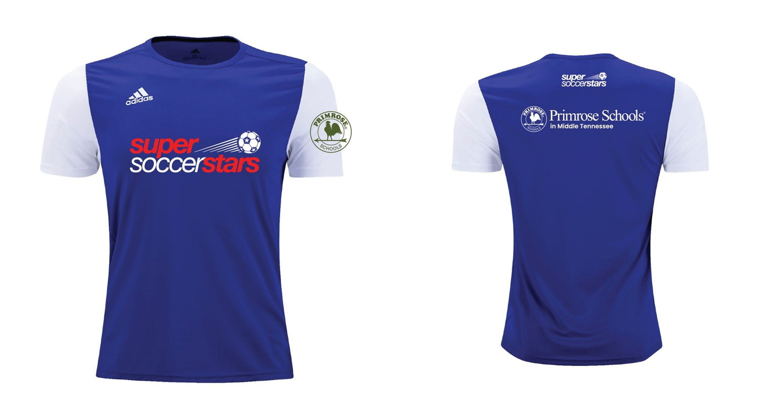 Super Soccer Stars Co-Brand Adidas/Primrose Jersey - Royal