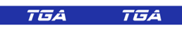 TGA Tennis Branded Royal Blue Wristbands - 100 Pack
