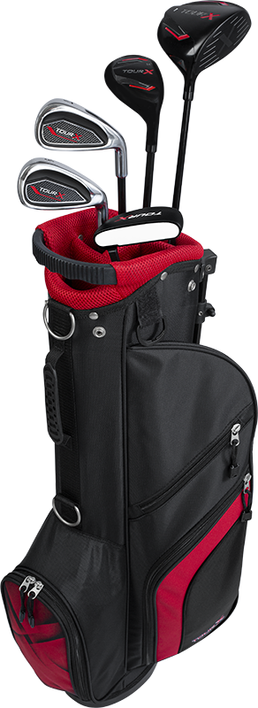 *TGA SIZE 2 TOUR X 5 CLUB SET - Red (free shipping)