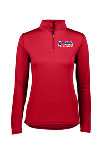 Augusta Sportswear Women's Attain Color Secure Performance Quarter-Zip Pullover
