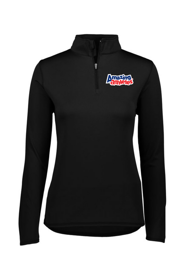 Augusta Sportswear Women's Attain Color Secure Performance Quarter-Zip Pullover