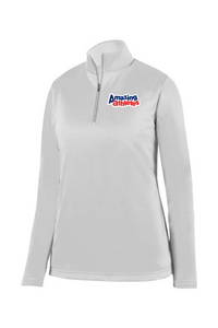 Augusta Sportswear Women's Wicking Fleece Quarter-Zip Pullover