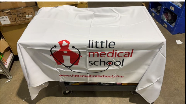 LMS Tablecloth (black or white)