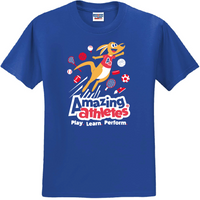 AA Youth Cotton/Poly Tee - Royal (Pack of 12) - Closeout