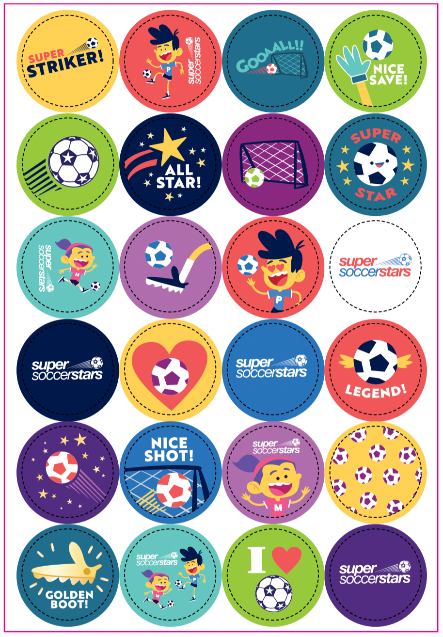 Kick Stickers (Pack of 100)