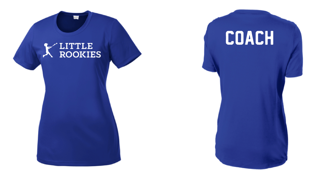 Little Rookies Baseball Women's Performance Coach Shirt