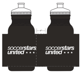 SSU Black Water Bottle - 10 Pack