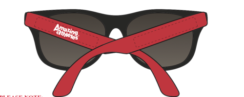 AA Red Sunglasses - 25 Pack