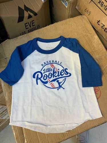 Little Rookies Baseball Raglan 3/4 Sleeve - Adult