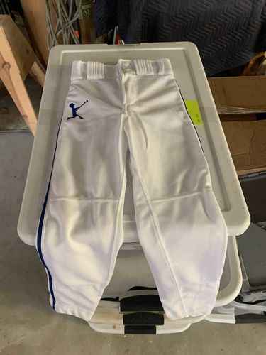 Little Rookies Youth Baseball Belt Loop White Pants